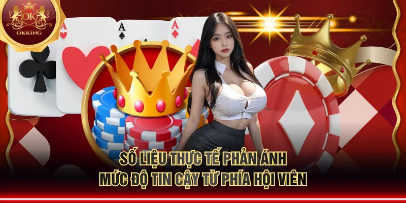 Số liệu thực tế phản ánh mức độ tin cậy từ phía hội viên